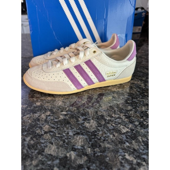 adidas WMNS Japan Off White Rich Mauve Orange Tint JQ6931 Women's Size 7 Shoes - Picture 1 of 10